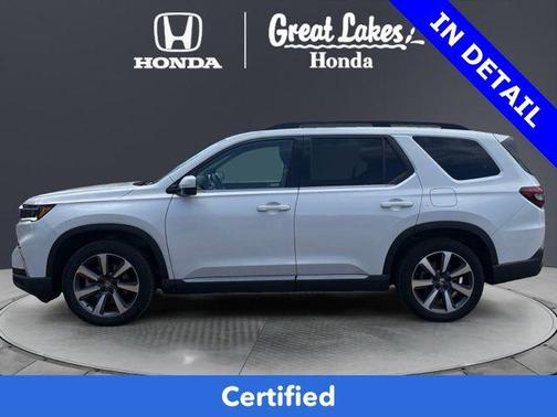 Platinum White Pearl 2025 Honda Pilot Elite