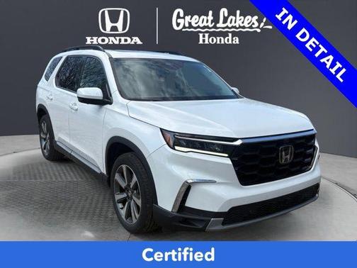 Platinum White Pearl 2025 Honda Pilot Elite