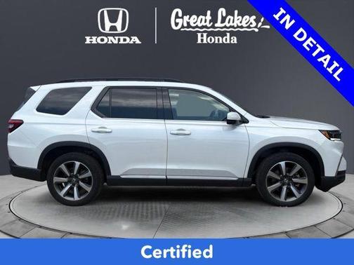 Platinum White Pearl 2025 Honda Pilot Elite