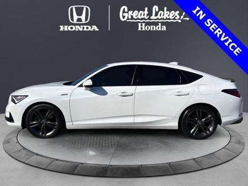 Platinum White Pearl 2023 Acura Integra A-SPEC