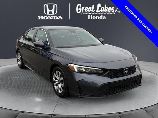 Urban Gray Pearl 2025 Honda Civic LX