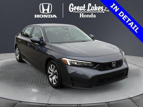 Urban Gray Pearl 2025 Honda Civic LX