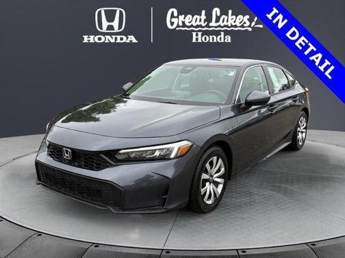 Urban Gray Pearl 2025 Honda Civic LX