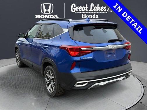 Neptune Blue 2022 Kia Seltos EX