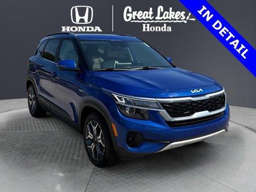 Neptune Blue 2022 Kia Seltos EX