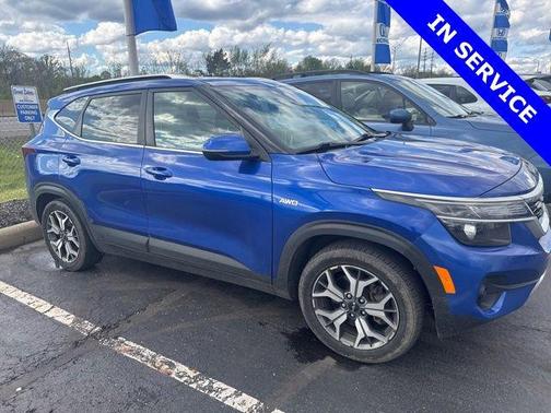 Neptune Blue 2022 Kia Seltos EX