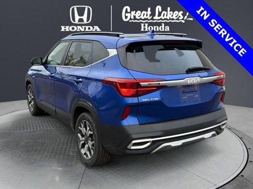 Neptune Blue 2022 Kia Seltos EX