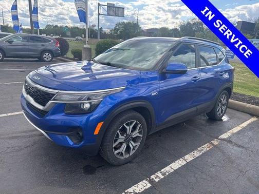 Neptune Blue 2022 Kia Seltos EX