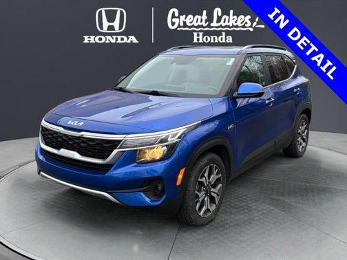 Neptune Blue 2022 Kia Seltos EX