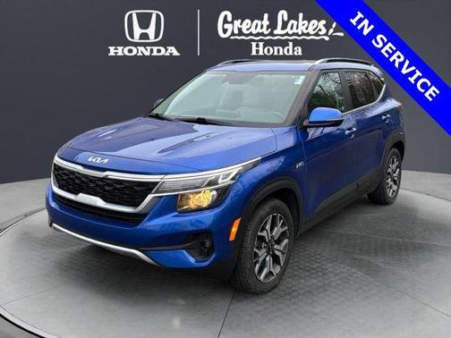 Neptune Blue 2022 Kia Seltos EX