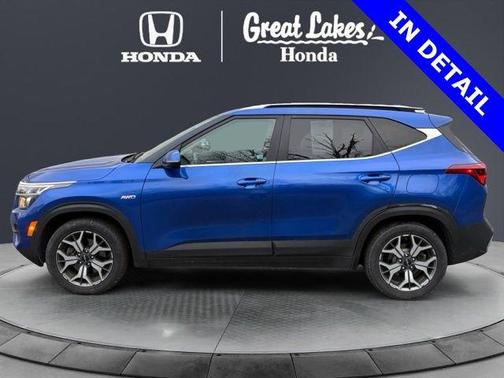 Neptune Blue 2022 Kia Seltos EX