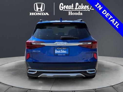 Neptune Blue 2022 Kia Seltos EX