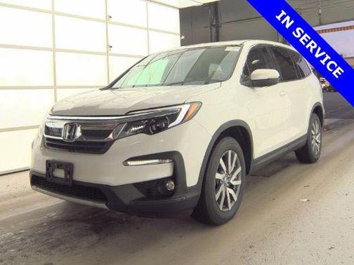 Platinum White Pearl 2020 Honda Pilot AWD EX-L w/Navi
