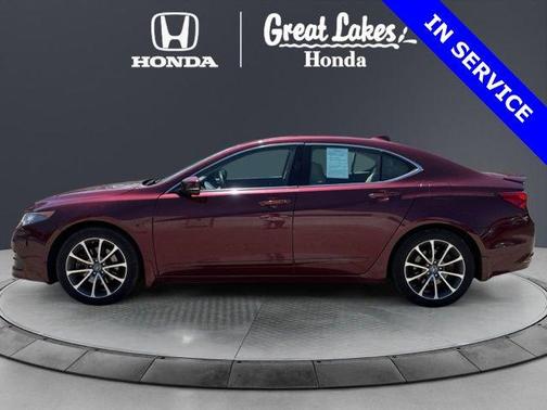 Basque Red Pearl II 2015 Acura TLX V6 Tech