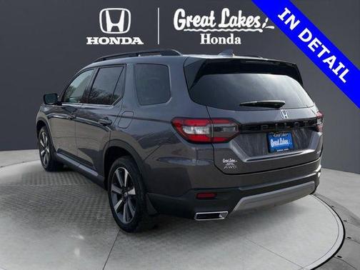 Modern Steel Metallic 2023 Honda Pilot AWD Elite