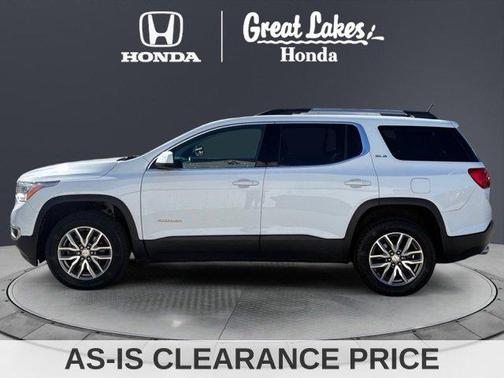 Summit White 2018 GMC Acadia SLE-2