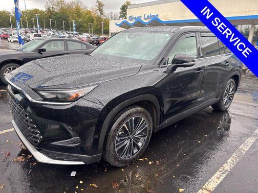 Midnight Black Metallic 2025 Toyota Grand Highlander Hybrid Limited MAX