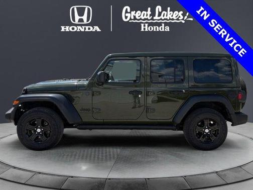 Sarge Green Clearcoat 2023 Jeep Wrangler Sport S