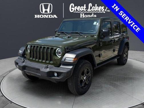 Sarge Green Clearcoat 2023 Jeep Wrangler Sport S