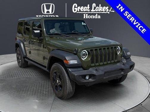 Sarge Green Clearcoat 2023 Jeep Wrangler Sport S