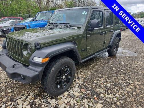 Sarge Green Clearcoat 2023 Jeep Wrangler Sport S