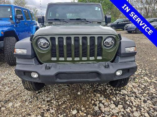 Sarge Green Clearcoat 2023 Jeep Wrangler Sport S