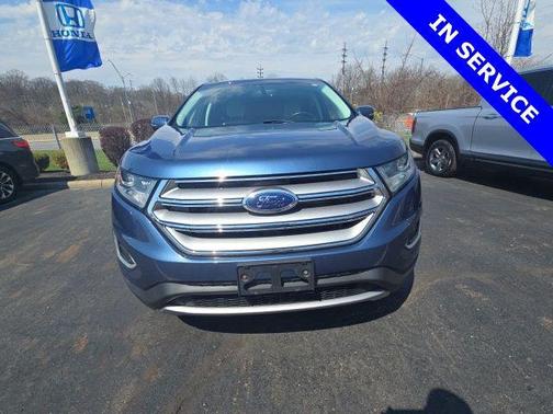 Blue Metallic 2018 Ford Edge Titanium
