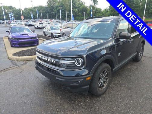 Alto Blue Metallic Tinted Clearcoat 2022 Ford Bronco Sport Big Bend
