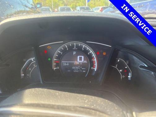 Black 2017 Honda Civic LX