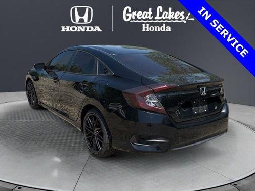 Black 2017 Honda Civic LX