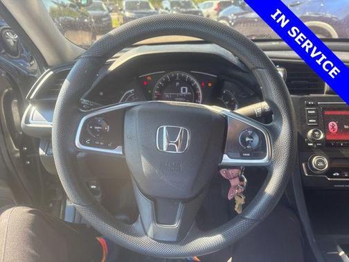 Black 2017 Honda Civic LX