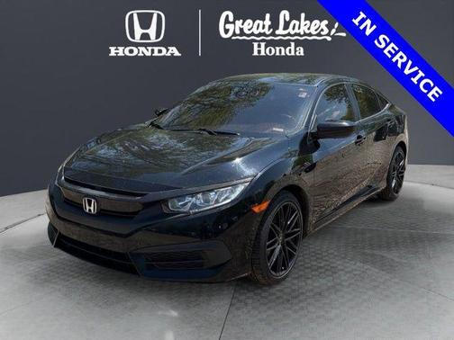 Black 2017 Honda Civic LX