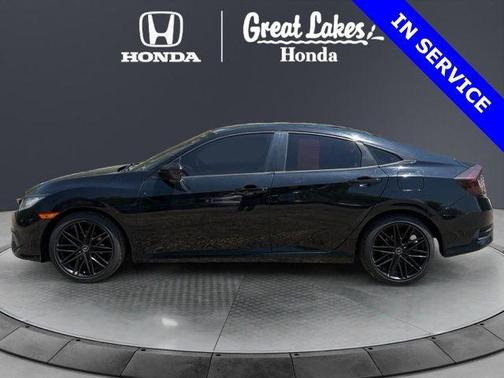 Black 2017 Honda Civic LX