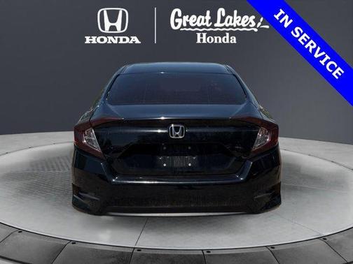 Black 2017 Honda Civic LX