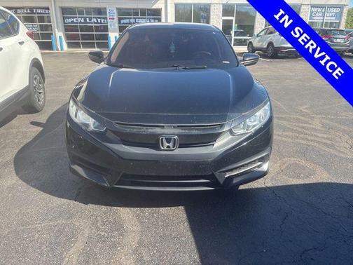 Black 2017 Honda Civic LX