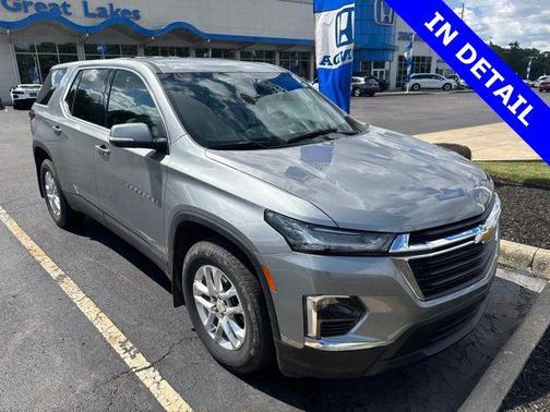 Sterling Gray Metallic 2023 Chevrolet Traverse LS