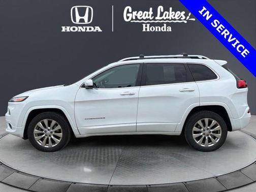 Bright White Clearcoat 2018 Jeep Cherokee Overland