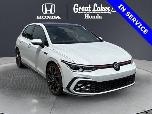 Opal White Pearl 2024 Volkswagen Golf GTI 2.0T S DSG