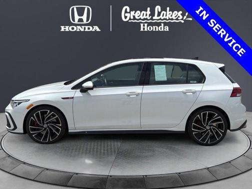 Opal White Pearl 2024 Volkswagen Golf GTI 2.0T S DSG
