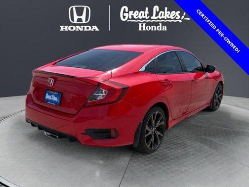 Rallye Red 2019 Honda Civic Sport