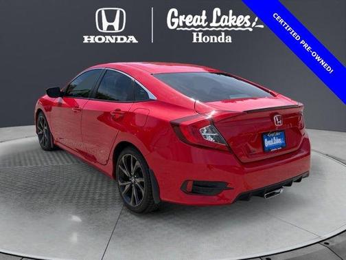 Rallye Red 2019 Honda Civic Sport