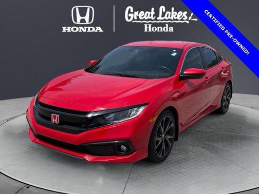 Rallye Red 2019 Honda Civic Sport