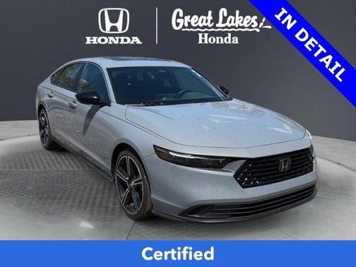 Urban Gray Pearl 2024 Honda Accord Hybrid Sport