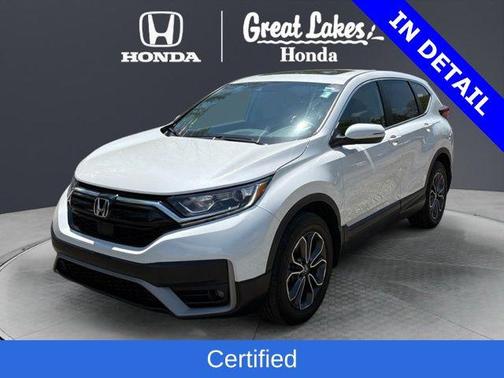 Platinum White Pearl 2021 Honda CR-V AWD EX