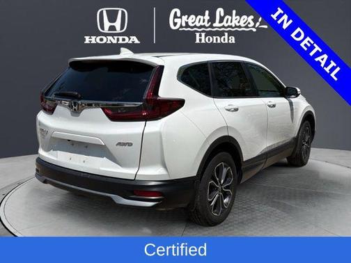 Platinum White Pearl 2021 Honda CR-V AWD EX