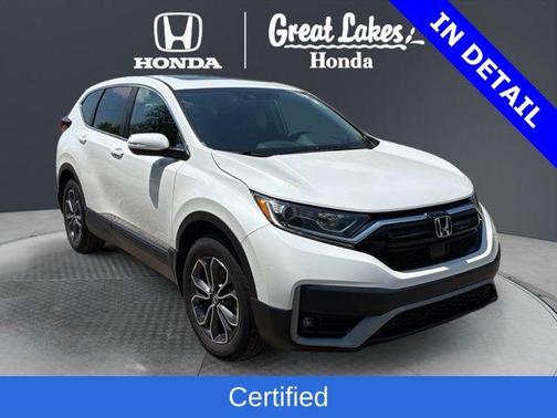 Platinum White Pearl 2021 Honda CR-V AWD EX