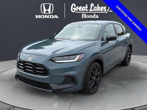 Nordic Forest Pearl 2024 Honda HR-V AWD Sport