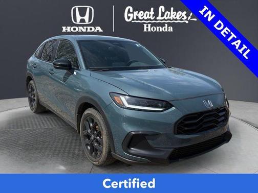 Nordic Forest Pearl 2024 Honda HR-V AWD Sport