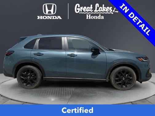 Nordic Forest Pearl 2024 Honda HR-V AWD Sport