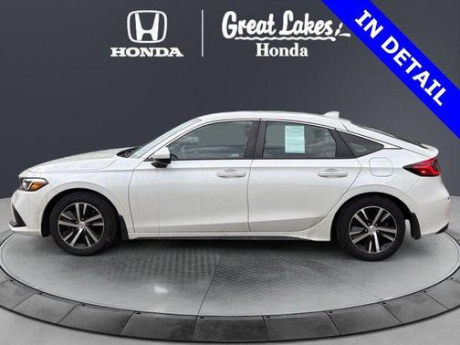 Platinum White Pearl 2024 Honda Civic LX